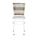 Ver imagem 3 de Kit 6 Cadeiras Brancas para Cozinha Hawai Cappuccino Premium - Branco