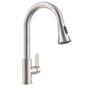 Ver imagem 1 de Torneira Goumet Pull Down Metal Escovado Monocomando Bancada