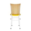 Ver imagem 4 de Cadeira Branca para Cozinha Hawai Palha - Amarelo