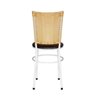 Kit 2 Cadeiras Brancas para Cozinha Hawai Palha - Marrom - 5