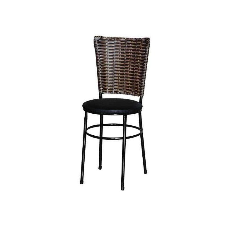 Cadeira Preta para Cozinha Hawai Cappuccino - Preto