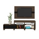 Ver imagem 3 de Rack Com Painel Para Tv 42 Polegadas Ever Artely Amêndoa Com Preto