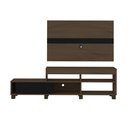 Ver imagem 5 de Rack Com Painel Para Tv 42 Polegadas Ever Artely Amêndoa Com Preto