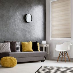 Persiana Rolô Zebra- 1,80x2,20m Rainbow Linha Evolux Caramelo - 1