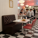 Ver imagem 3 de Sofá Booth Bergamo1,20m Courvin Restaurante Premium:marrom