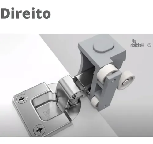 Rodizio Superior Para Kit Wing Line 26 Hettich Lado Esquerdo - 9