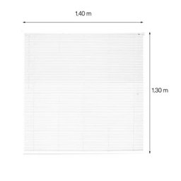 Persiana Horizontal de Pvc- 1,40x1,30m Off Evolux Branco - 7