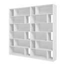 Ver imagem 2 de Conjunto para Escritório Home Office com Escrivaninha e Estante Branco
