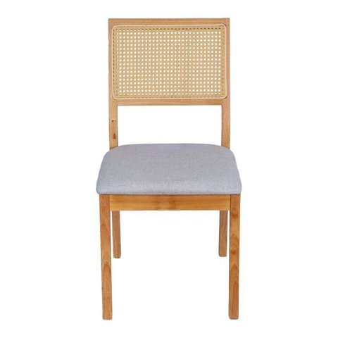 Cadeira para Sala de Estar 89cm x 45cm Nia Yescasa Marrom/Caramelo