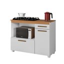Ver imagem 1 de Balcão para Cooktop Cronus 4 Bocas Arte Móveis Branco
