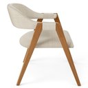 Ver imagem 6 de Kit 4 Cadeiras de Jantar e Estar Living Estofada Nadja L02 Linho Palha - Lyam Decor