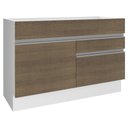 Ver imagem 2 de Balcão de Pia Glamy 1 Porta 2 Gavetas Branco e Rustic Madesa