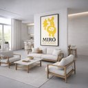 Ver imagem 4 de Quadro Canvas Miró Maleri Litografi 60x40cm Mold Branca