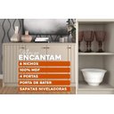 Ver imagem 5 de Buffet de Sala Jantar Lia 4 Portas Cinza - Cimol