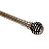Kit Varão para Cortina Extensivo - 1,20 A 2,10M - Ponteira Esfera Ouro Velho - 1