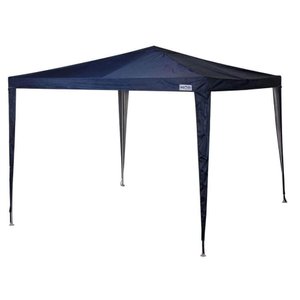 Tenda Gazebo Azul em Poliéster 3x3 Metros Dobravel C/ Pés em Alumínio X-flex 003576 Mor