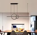 Ver imagem 2 de Pendente Moderno Preto 90cm Led 28w 3000k Bivolt 14548-pl