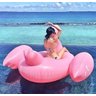 Boia Flamingo Rosinha Mega Super Gigante - 3