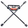 Chave Roda Cruz 4 Bocas 17x21 Mm Profissional Aço Cromado - 1