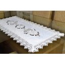 Ver imagem 1 de Caminho de Mesa Toulouse Branco - 0,90 m Arte & Tear Caminho de Mesa Bordado