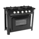Ver imagem 1 de Fogão Industrial com Forno 2 Bocas Duplas Bravo BR2BF Preto - Venâncio