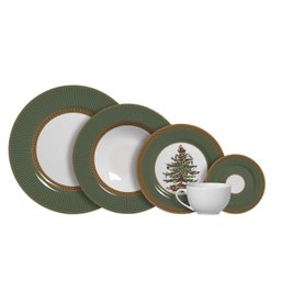 Conjunto 6 Pratos Fundo Celebrate Verde Alleanza - 2