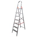 Ver imagem 1 de Escada Domestica Alumínio - 7 Degraus - Tools 007