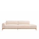 Ver imagem 5 de Sofá Unne 2 Lugares com Chaise 180cm Off White Boucle Sallar Home
