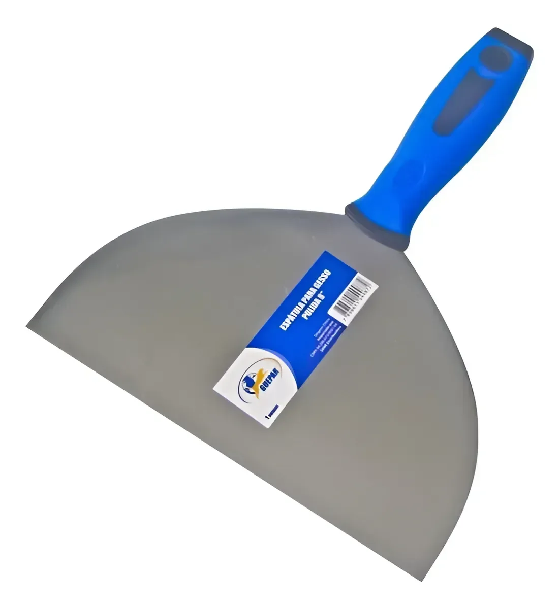Espátula Aço Inox Polido 20cm Profissional Massa Corrida Etc