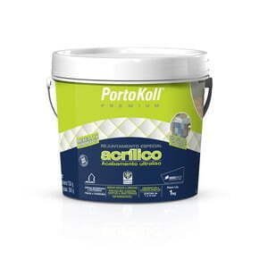 Rejunte Acrílico Premium Portokoll 1Kg Marfim - 1
