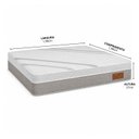 Ver imagem 2 de Colchão Queen Sr Life Silver Molas Ensacadas Espuma D26 158x198x27cm Cinza
