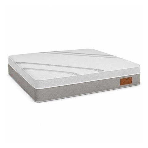 Colchão Queen Sr Life Silver Molas Ensacadas Espuma D26 158x198x27cm Cinza