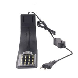 Luminária Aquário 24 Led 10w Luz Azul Suporte Preto Haste. - 8