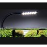 Luminária Aquário 24 Led 10w Luz Azul Suporte Preto Haste. - 3