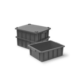 Caixa Organizadora com Tampa 15 Litros Preta - 1