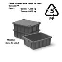 Ver imagem 2 de Caixa Organizadora com Tampa 15 Litros Preta