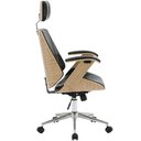 Ver imagem 5 de Cadeira para Escritório presidente Giratória Office Natural Polaris Coranor01 Preto - Lyam Decor
