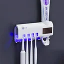 Ver imagem 2 de Suporte Dipenser com Esterilizador Uv Porta Escova e Pasta D