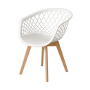 Ver imagem 2 de Kit 4 Cadeiras Web Wood Branca