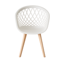Ver imagem 3 de Kit 4 Cadeiras Web Wood Branca