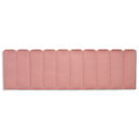 Ver imagem 3 de Cabeceira King Modulada Arredondada Cama Box Veludo Rosé