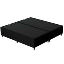 Ver imagem 5 de Base Cama Box Casal Queen 158cm Bipartido Hit I02 Corano Preto - Mpozenato