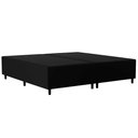 Ver imagem 6 de Base Cama Box Casal Queen 158cm Bipartido Hit I02 Corano Preto - Mpozenato