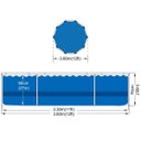 Ver imagem 2 de Piscina Estruturada Redonda 6800 Litros 3.6m X 76cm Azul Importway Iwpi002
