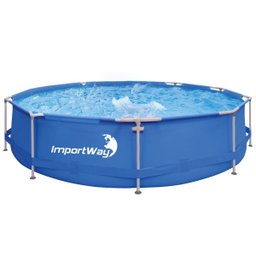 Piscina Estruturada Redonda 6800 Litros 3.6m X 76cm Azul Importway Iwpi002 - 1
