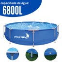 Ver imagem 4 de Piscina Estruturada Redonda 6800 Litros 3.6m X 76cm Azul Importway Iwpi002