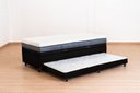 Ver imagem 1 de Cama 3 em 1 Solteirão Serenelife - Corano Preto