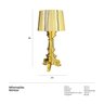Luminária de mesa Polaris - Bourgie - Abajur - Dourado - 4