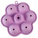 Ver imagem 3 de Forma de Gelo Bandeja Silicone Bebida Coquetel Cha Drink Molde Formato Bola de Basquete Resistente e