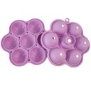 Ver imagem 4 de Forma de Gelo Bandeja Silicone Bebida Coquetel Cha Drink Molde Formato Bola de Basquete Resistente e